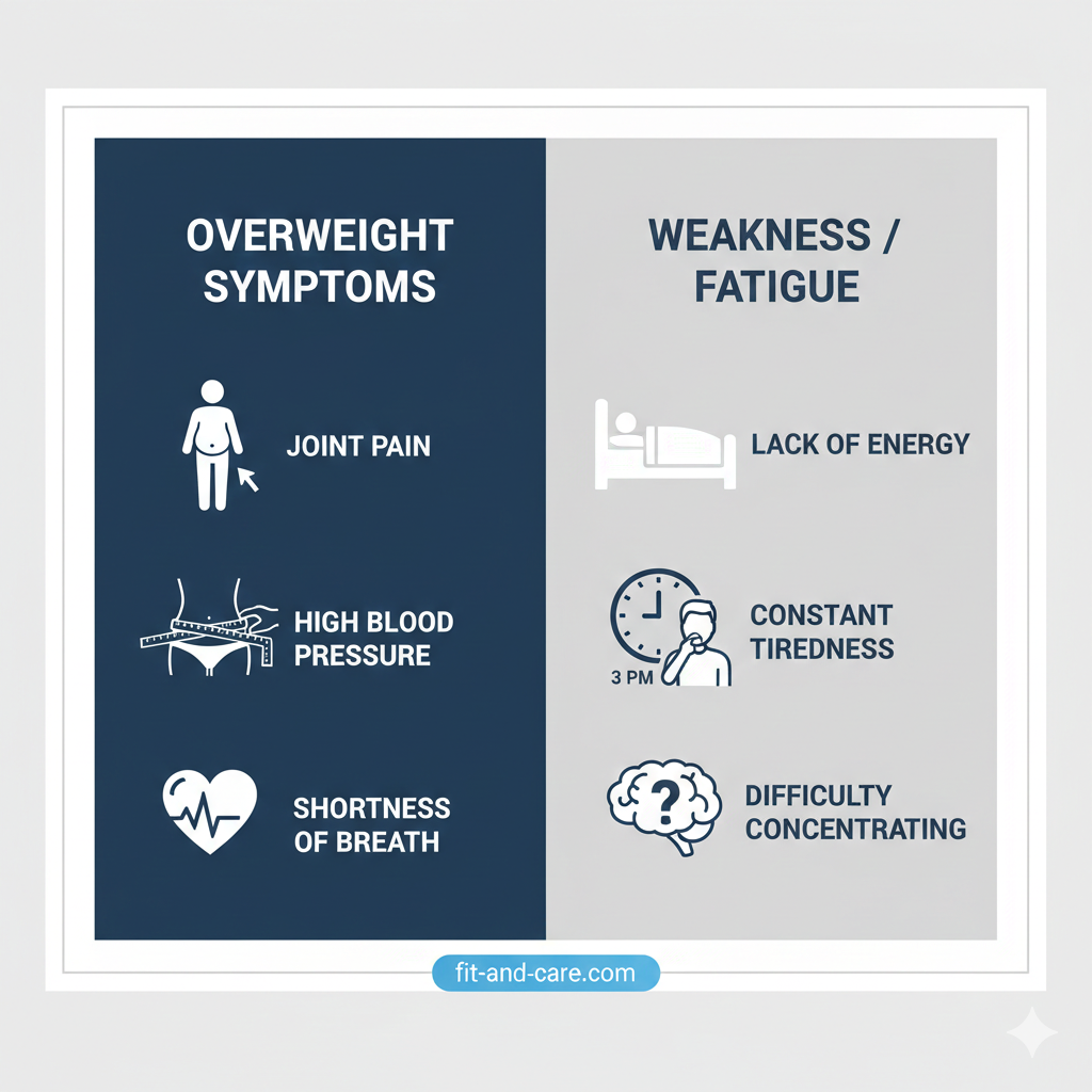 effects of excess and low calorie intake on the body