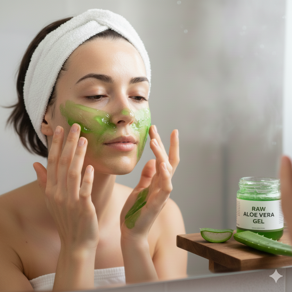 aloe vera for dull skin caused by lack of sleep