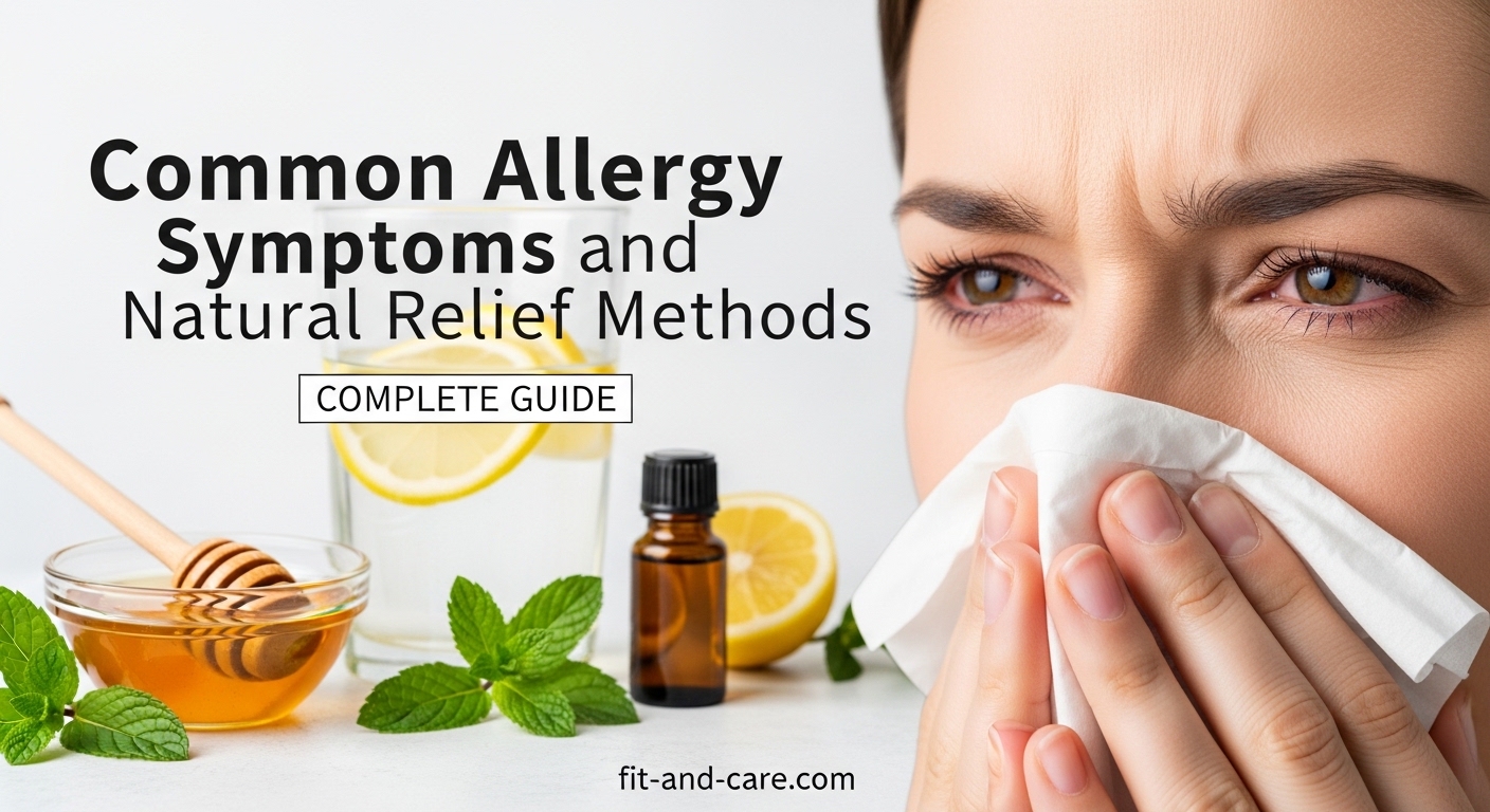 common allergy symptoms and natural relief