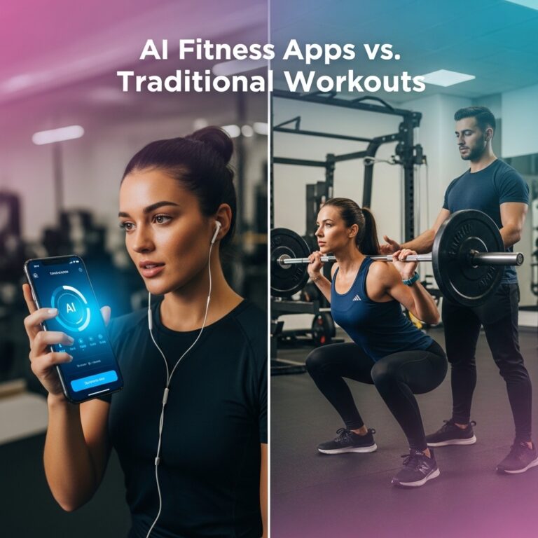 ai fitness apps vs. traditional workouts