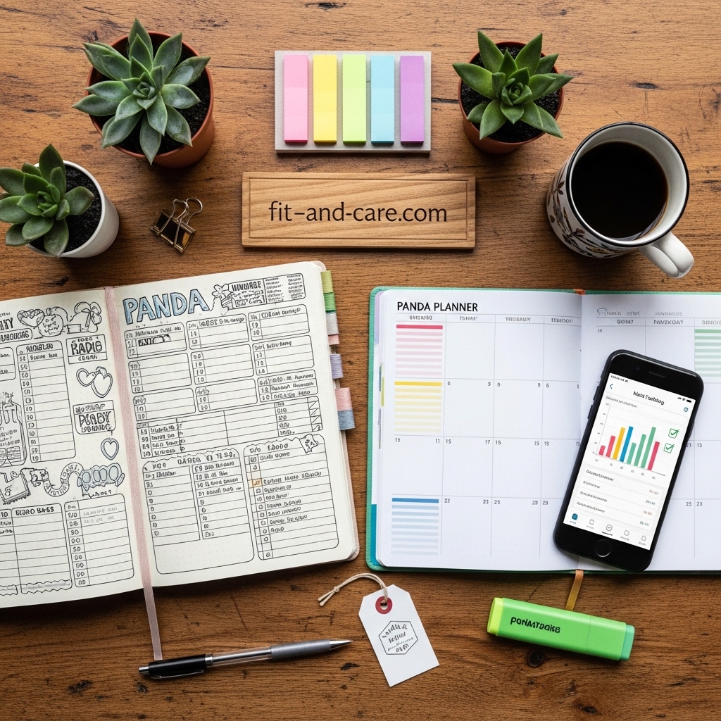 best goal planner and habit tracker tools including digital apps and physical planners
