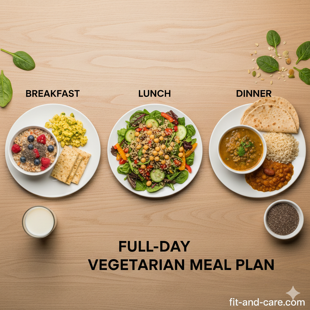high protein vegetarian diet plan