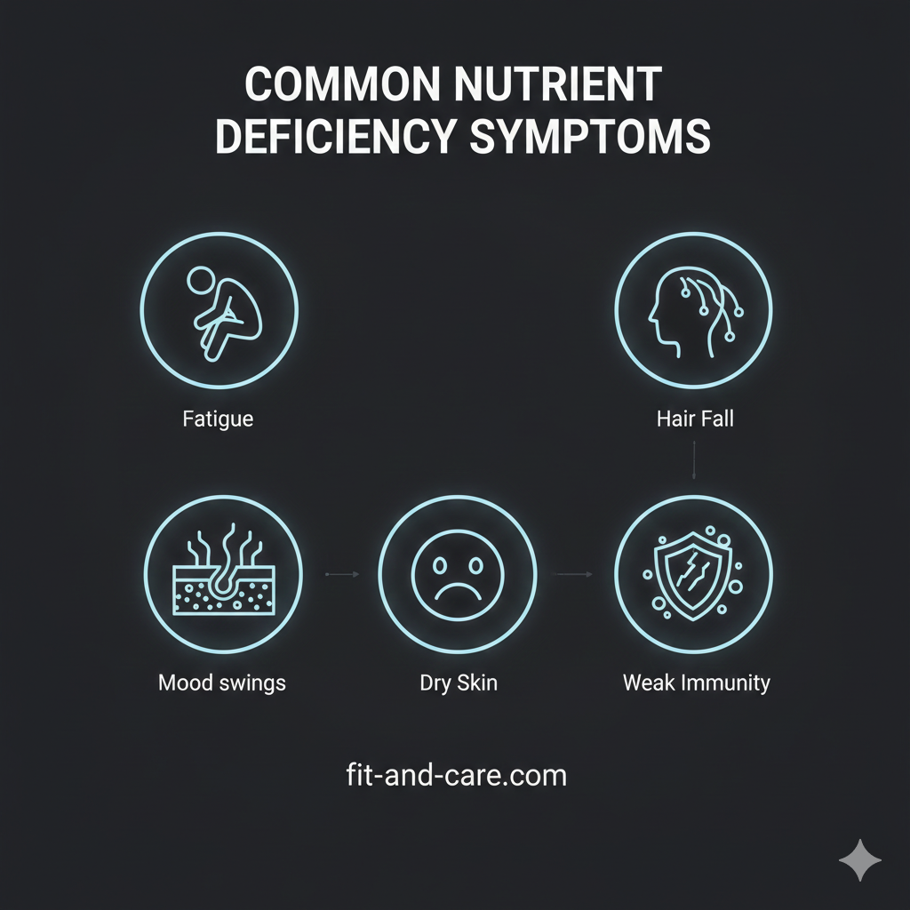 signs your body needs more nutrients infographic