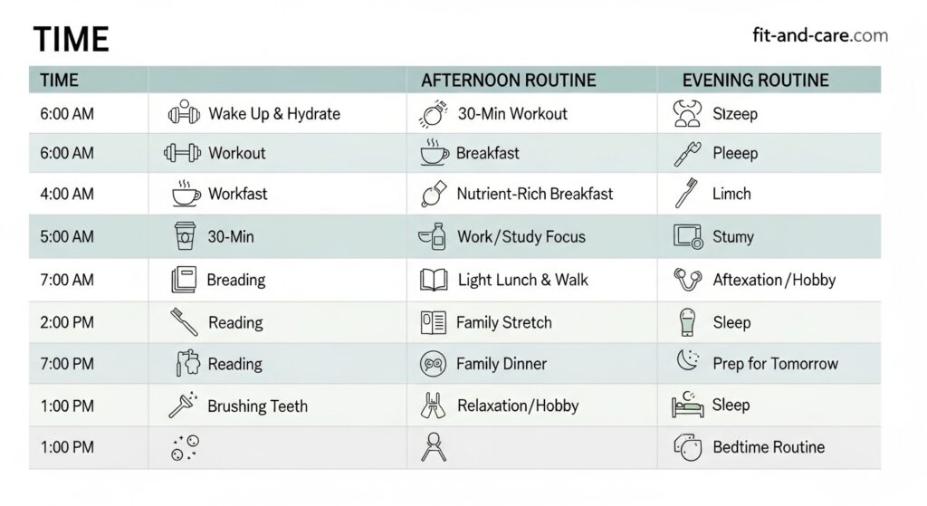 10 minute daily breathing exercise routine chart