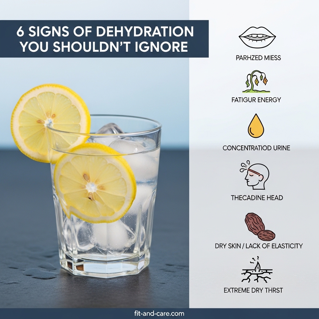 6 Signs of Dehydration