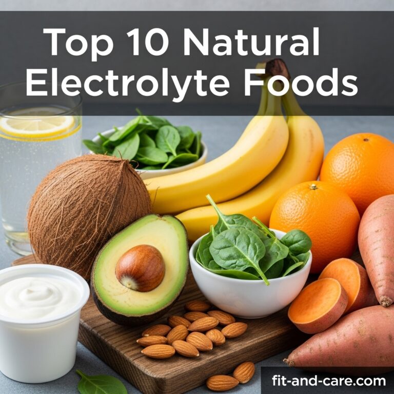 Natural Electrolyte Foods