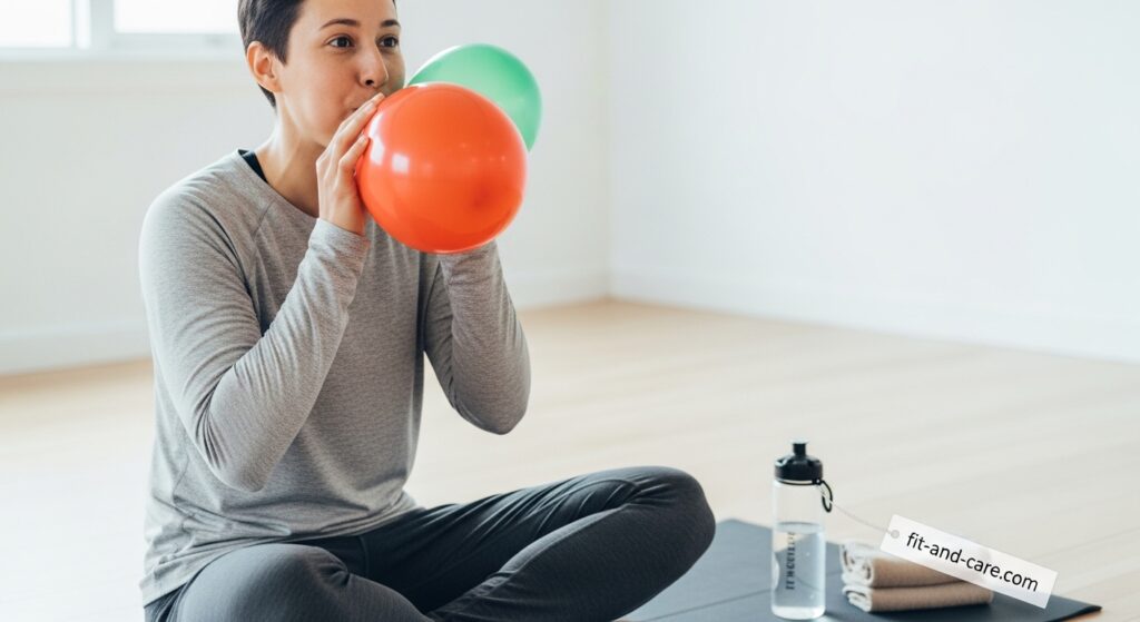 balloon breathing exercise to strengthen lungs