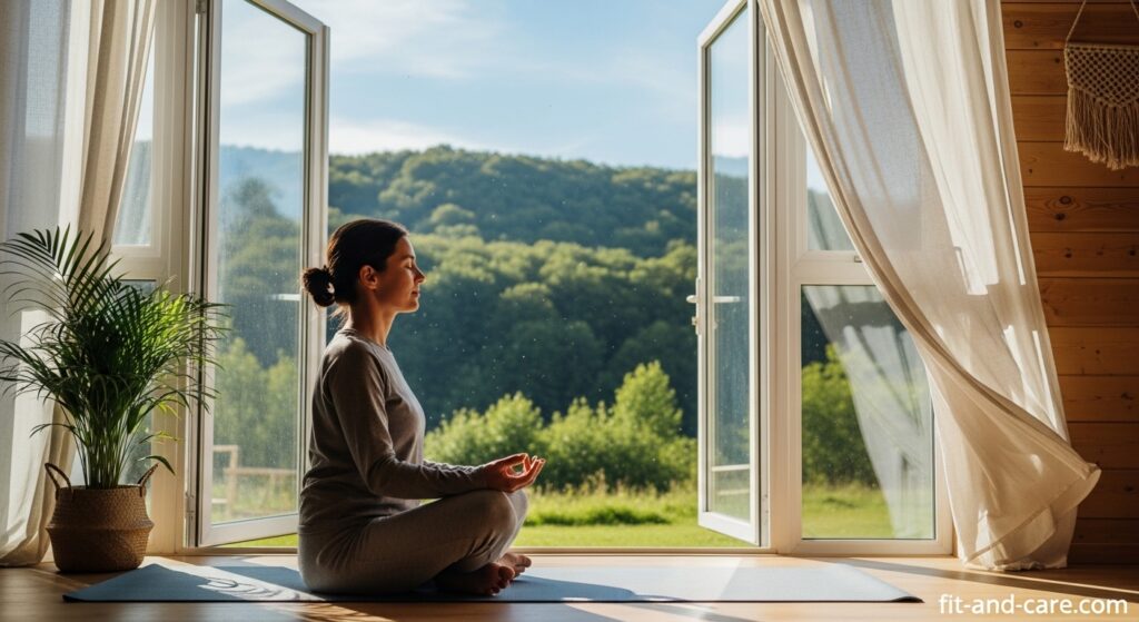 safe breathing exercises practice at home