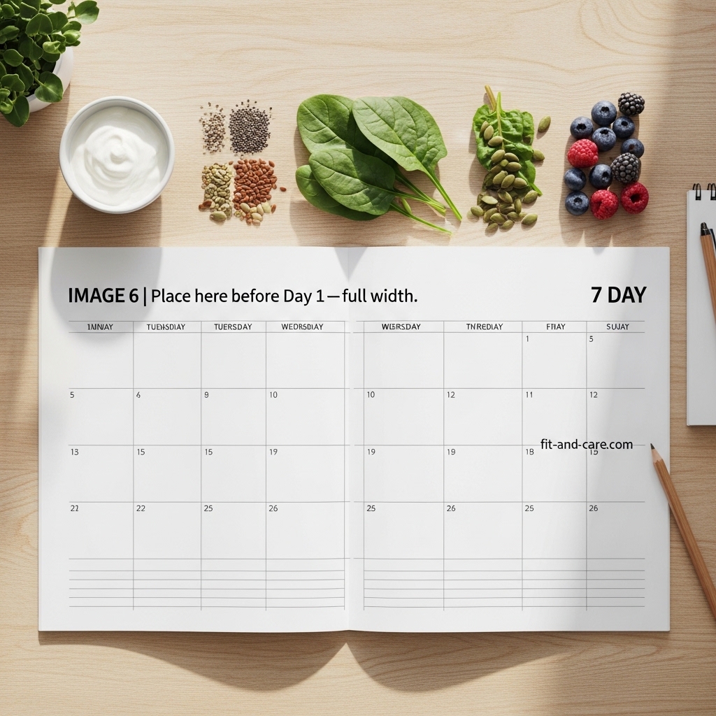 7-day gut reset meal plan overview for improving gut health and supporting weight loss