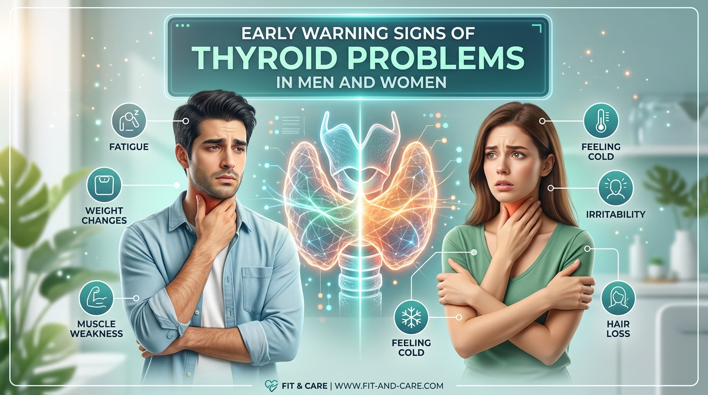 Early Warning Signs of Thyroid Problems in Men and Women