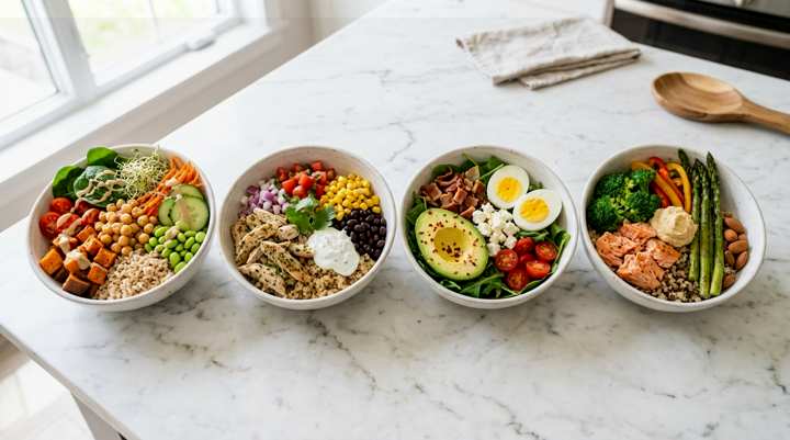 different diet meal plan options vegetarian high protein keto